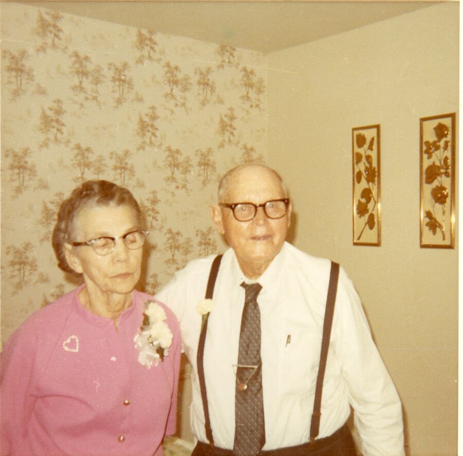 Mollie and John Butler · 60th anniversary · 1970