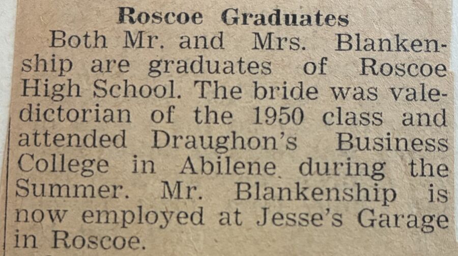 Roscoe Times in · 1950
