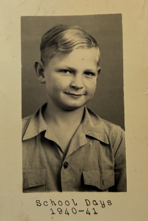 Velpo Blankenship in elementary school